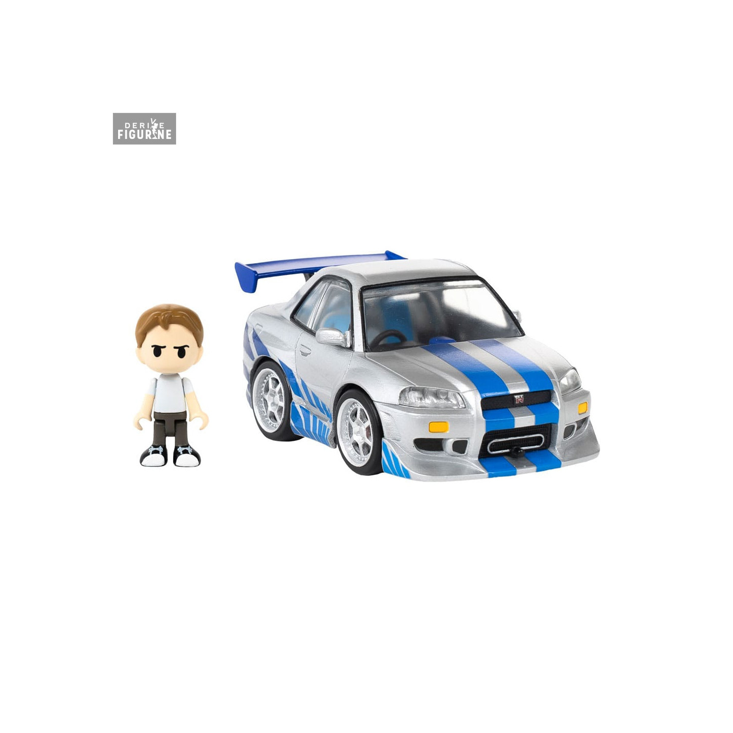 ★商談中★　プルバックミニカー NISSAN SKYLINE GT-R R34 Welly Nissan Skyline GT-R (R34) Dark Blue 1:34 1:39 Scales