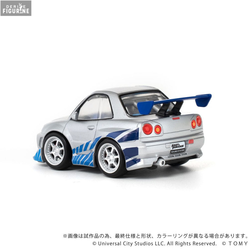Figure + Vehicle Nissan Skyline GT-R (R34), Q-Village - Fast