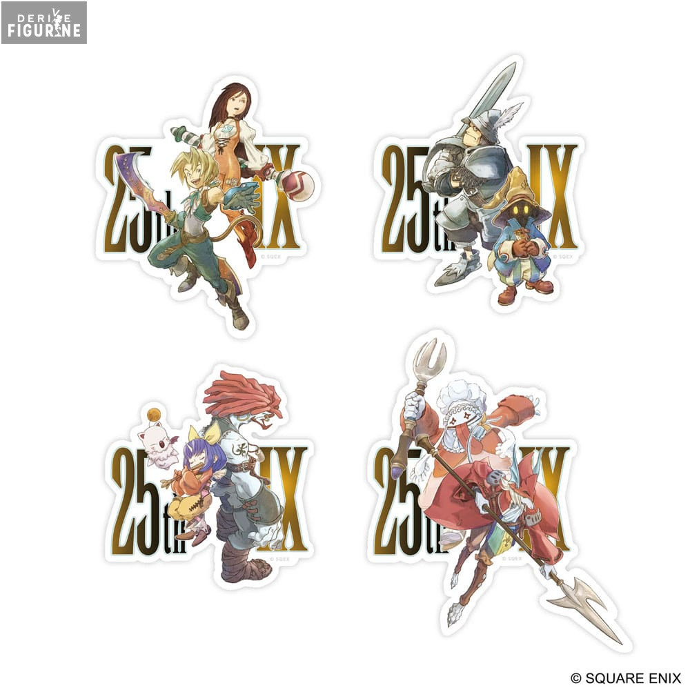 Pack 8 stickers, 25th Anniversary - Final Fantasy IX