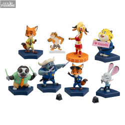 Pack 6 figures Zootopia, Mini Egg Attack Blind Box Concert