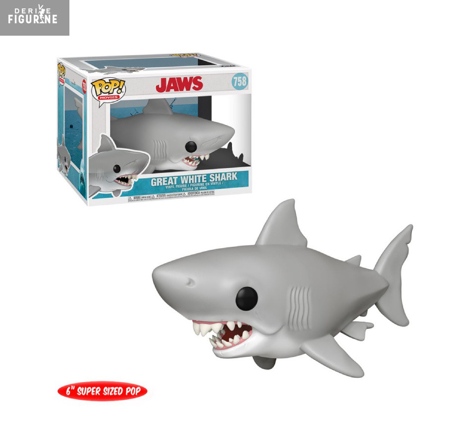 FUNKO POP! ジョーズ　グレートホワイトシャーク　50周年版 Amazon.com: Funko Pop! Movies: Jaws - Great White Shark