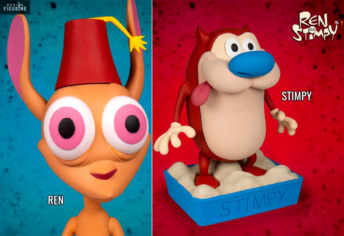 Figure Ren and Stimpy, Deluxe - Super7