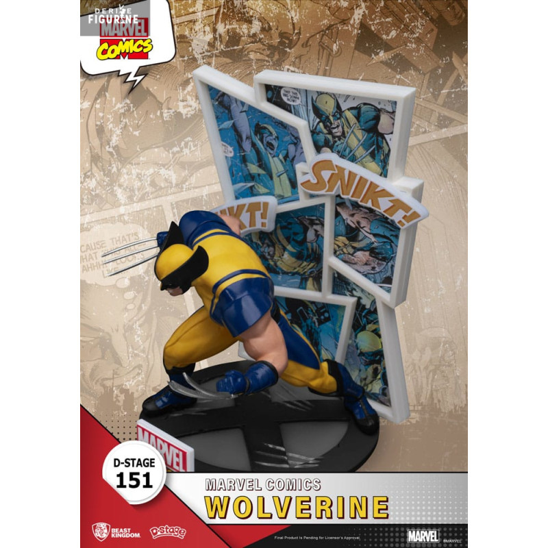 Wolverine figure, D-Stage - Marvel, X-Men - Beast Kingdom