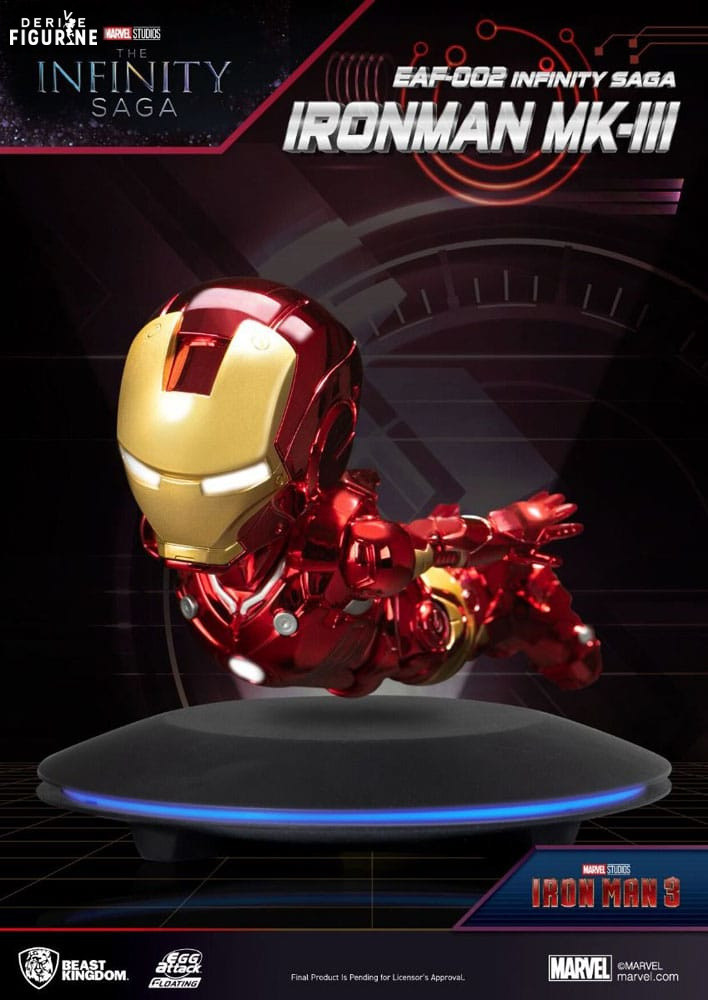 【即購入OK】　希少品　アイアンマン　Egg Attack フローティング　3体 Figure Iron Man 3 diorama luminous floating, Egg Attack