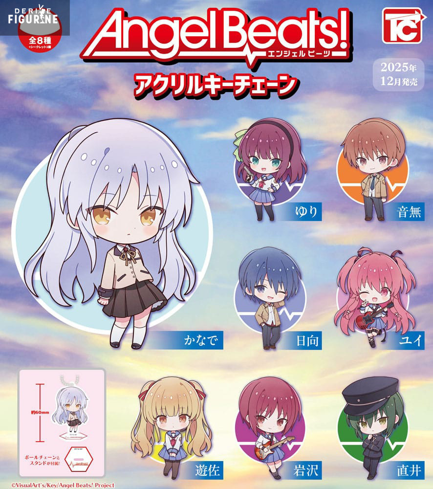 Pack 12 keychains acrylic - Angel Beats! - Toys Cabin