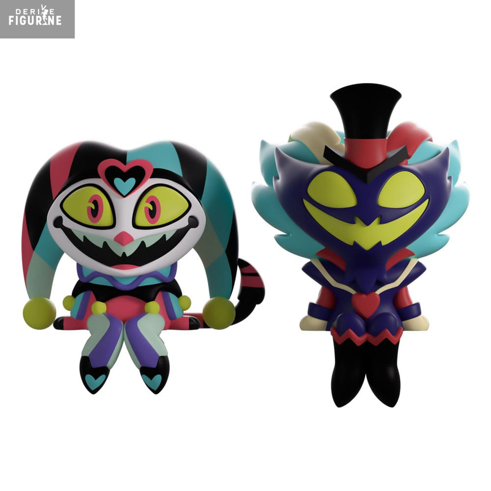 Pack 2 figures Fizz & Ozzie, Monitor Buddiez - Helluva Boss - Youtooz