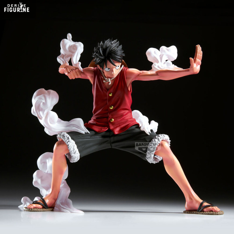 超美品　BANDAI ONE PIECE MONKEY D. LUFFY XG World Collectible Figure x S.H.Figuarts Monkey D. Luffy (A