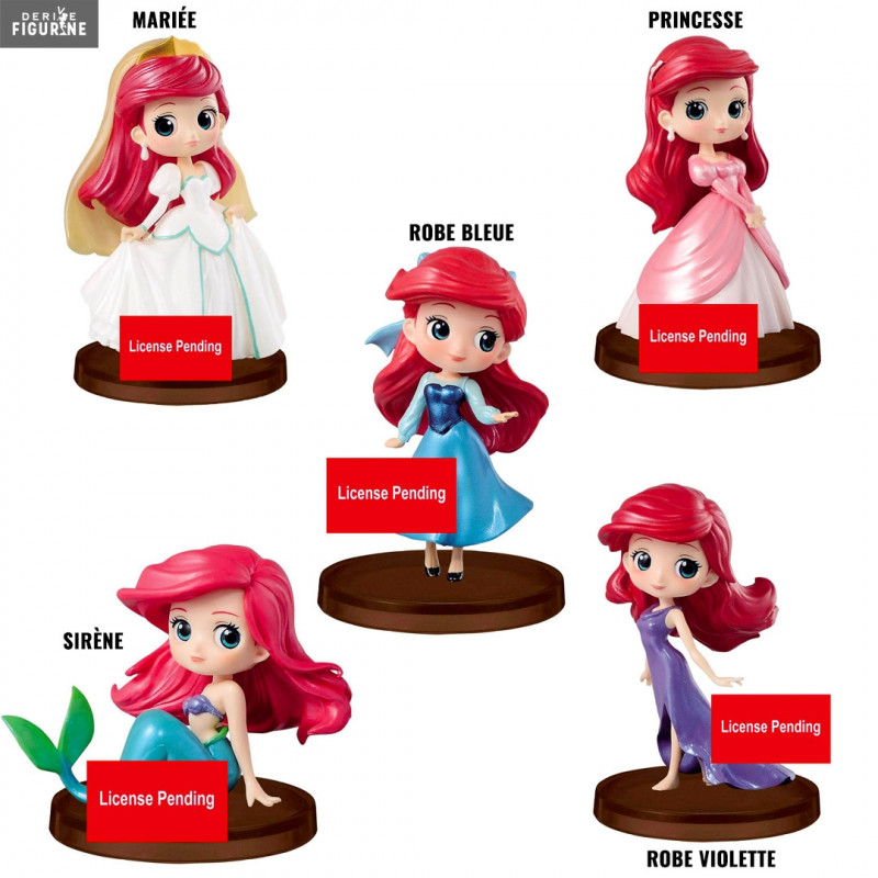 BANDAI Figurine Disney Princesses Ariel la petite sirène 14 cm pas