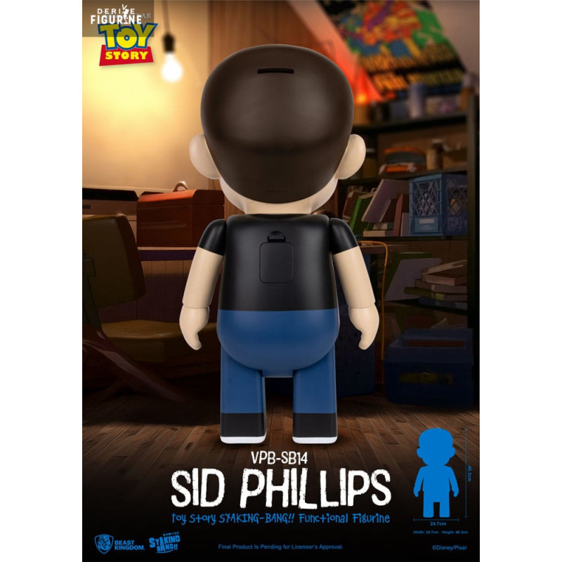 Sid Phillips figure, Syaking Bang!! - Disney/Pixar, Toy Story