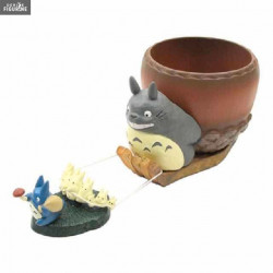 Figurine Pot de fleurs Totoro (5 modèles au choix) ou Jiji - Studio Ghibli  - Benelic