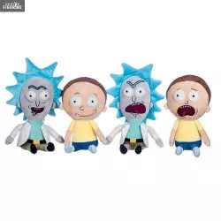 Pack 4 peluches Rick et...