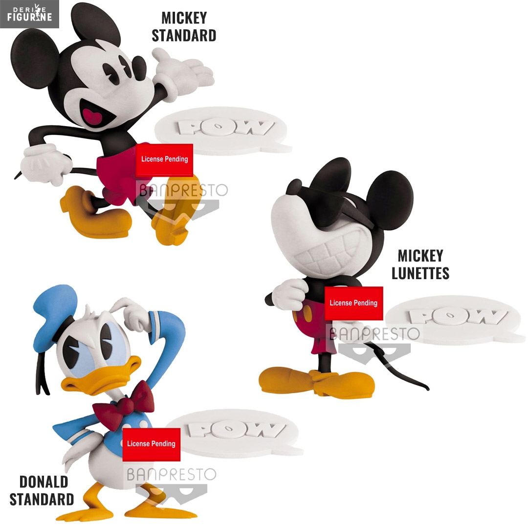 Vintage Mickey Mouse Figurin Bobble Dobble, Disney 