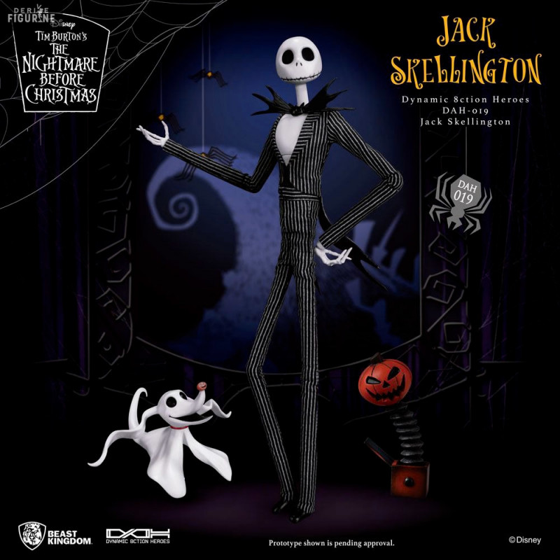 Figurine en carton Jack Skellington - L'Etrange Noël de Monsieur Jack -  Hauteur 184 cm