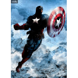 Metal poster Marvel - Dark...