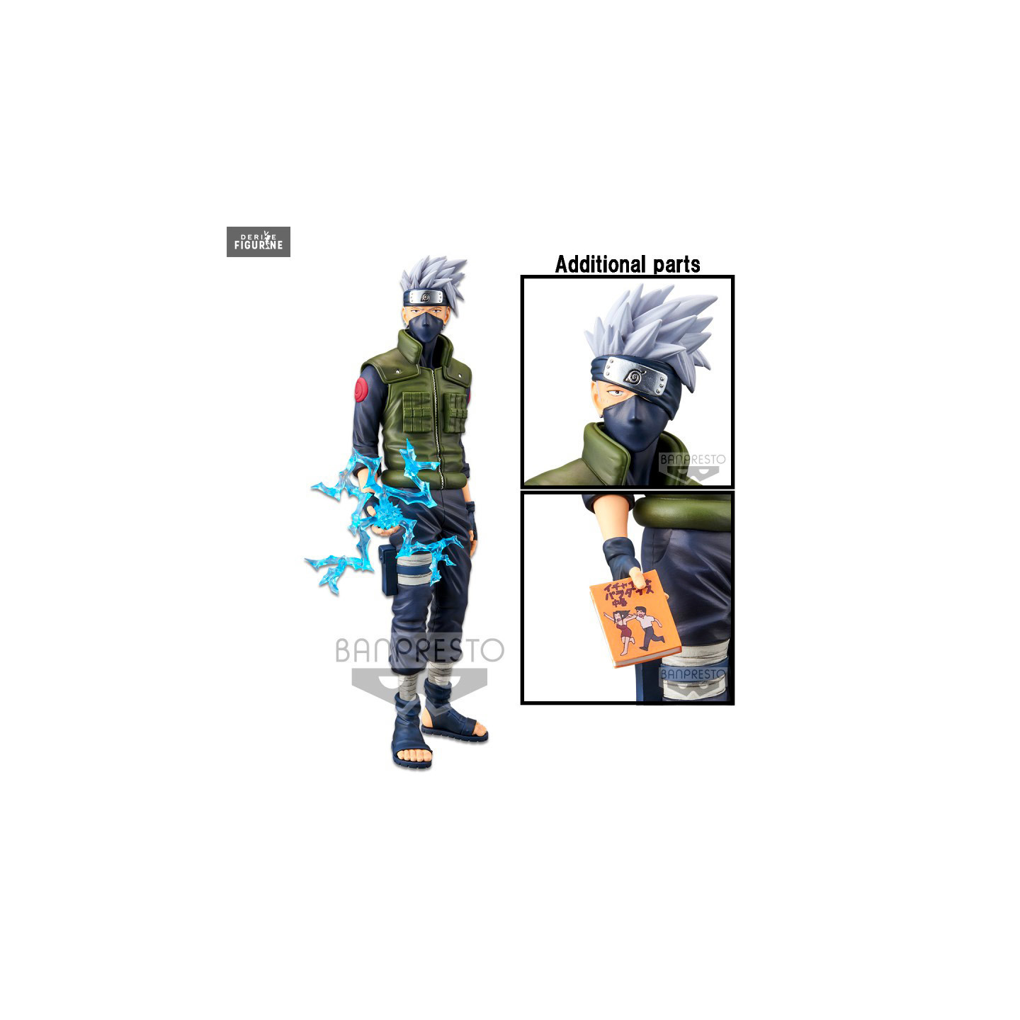 NARUTO-ナルト- 疾風伝 Grandista-HATAKE KAKASHI BANPRESTO NARUTO Shippuden Grandista HATAKE KAKASHI Figure