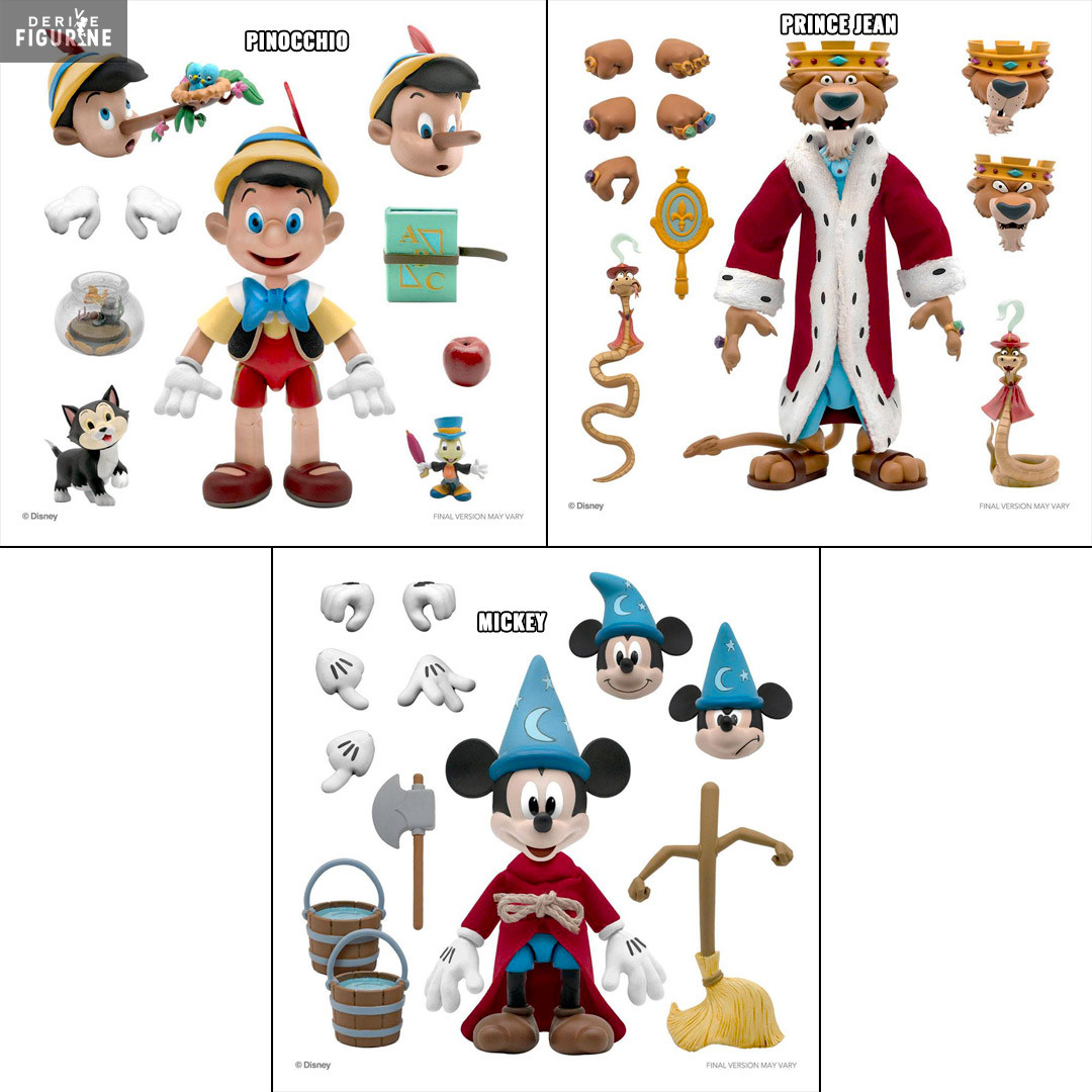 Pinocchio figurine Ultimate Disney Super7 18 cm - Kingdom Figurine