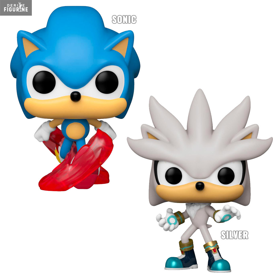 Sonic the Hedgehog - Figurine Sonic Running ou Silver, Pop! 30th