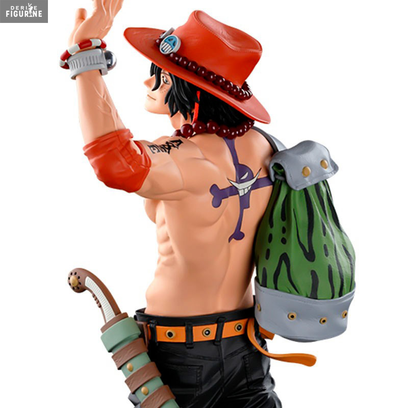 Porte-clés Mini Figurine Portgas D. Ace One Piece - Round1 Japon - Occasion