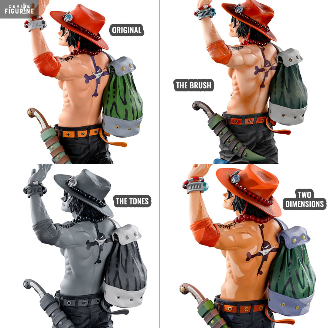 One Piece - Portgas D. Ace figure Original, Brush, Tones or Two Dimensions,  BWFC SMSP