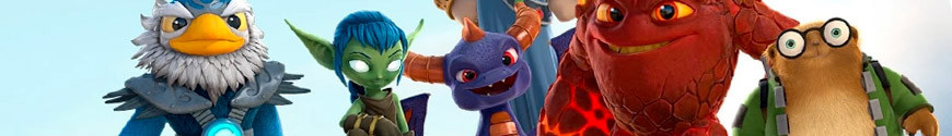 Figurines Skylanders et produits dérivés
