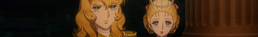 Figures and merchandising products The Rose of Versailles