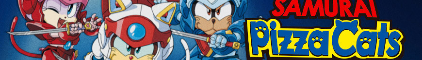 Figurines Samurai Pizza Cats et produits dérivés
